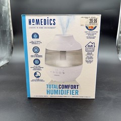 HOMEDICS TotalComfort Cool Mist Small Room Tabletop Humidifier White