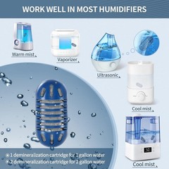 20 Pack Demineralization Cartridge for Humidifier Fit for Homedics Ultrasonic..