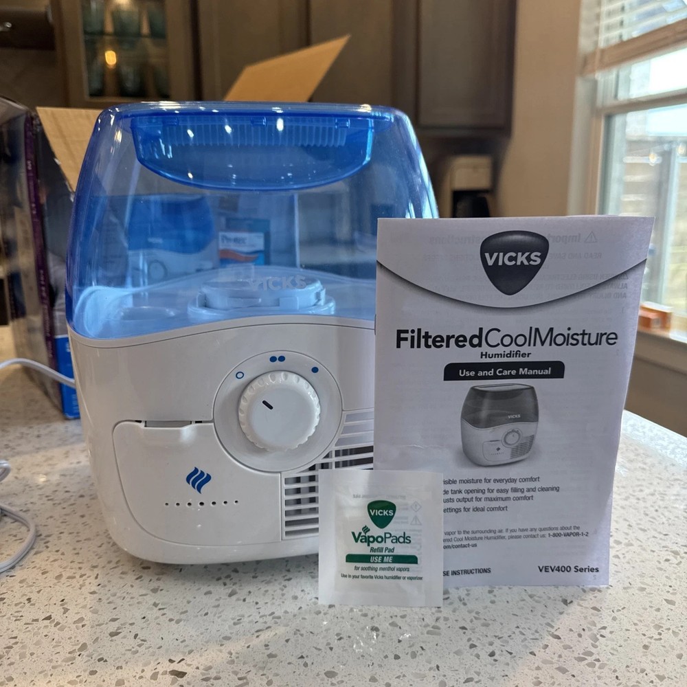 Vicks Filtered Cool Mist Humidifier, Medium Room, 1.1 Gallon Tank – Humidifier