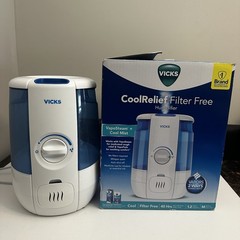 Vicks CoolRelief Cool Mist Humidifier Small to Medium Room Vaporizer
