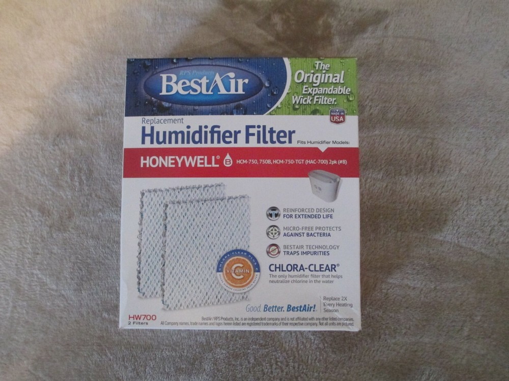 Best Air HW700 Honeywell Replacement Wick Filter (2 Filters) Chlora-Clear!