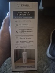 Vissani Portable Cool Mist Ultrasonic Humidifier USB-C Rechargeable 150