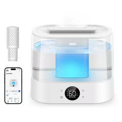 1.06 Gal. Smart Cool Mist Humidifier for Large Room, 36H Runtime, Top-Fill, 28Db