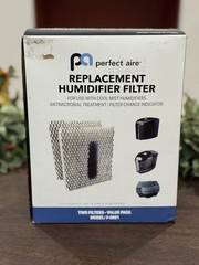 Perfect Aire V-0001 Humidifier Wicks 2-Pack Antimicrobial Bacteria Mold Filters