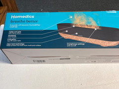 Homedics Breathe Better Fireside Ultrasonic Humidifier CMF56 – Sealed New in Box