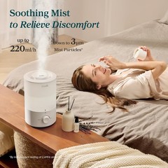 Certified 3L Cool Mist Humidifier with Aromatherapy Feature – Home & Plants