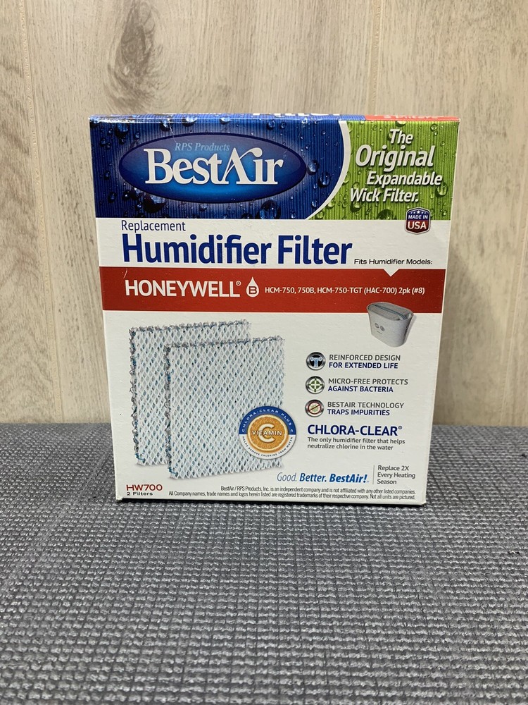 BEST AIR REPLACEMENT HUMIDIFIER FILTERS H-100, 3-Clips