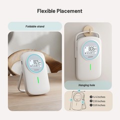 INKBIRD Smart Air Quality Monitor Indoor Ndir | Bluetooth 3 in 1 with White
