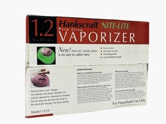 Vintage Hankscraft Warm Steam Vaporizer Pink 1.2 Gallons Model 1210 -New