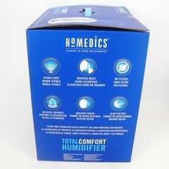 HoMedics Total Comfort Cool Mist Ultrasonic Humidifier – White UHE-CM45A – NOB