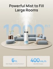 Smart 16L Humidifier for Plants & Babies – Remote Control, 30dB Silent Operation