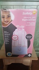 Safety 1st Ultrasonic 360 Cool Mist Humidifier Model #1H185 Pink Color Used