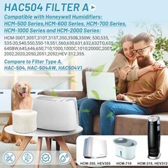 4-Pack Humidifier For Honeywell HAC504 HAC504AW PREMIUM QUALITY NB002P-4pk