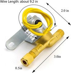 Reliable 4040 Humidifier Solenoid Valve, 24V Brass – Compatible with Aprilaire