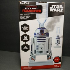 Disney Star Wars R2D2 Personal Ultrasonic Cool Mist Humidifier by Emson NIB New