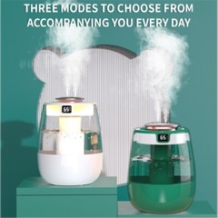 Ultrasonic Humidifiers For Bedroom Large Room Office Cool Mist Air Humidifier 1L