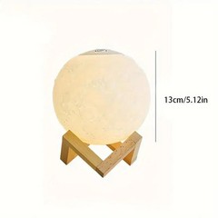 USB Moon Lamp Humidifier with Touch Control and Water Replenishing – 13cm Diamet