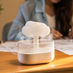 AUSHA Rain Cloud Humidifier Aroma Diffuser LED Night Light USB Air Mist Maker