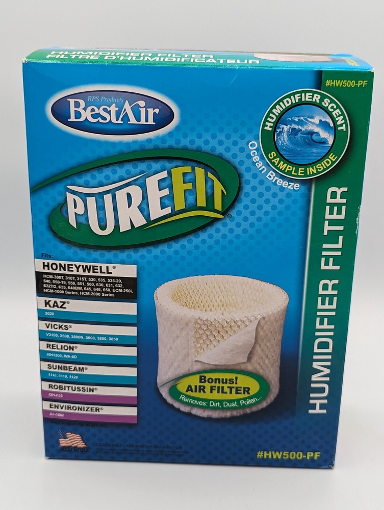 Humidi-Wick Extended Life Humidifier Filter, BestAir HW500-PF, UPC: 078757010320