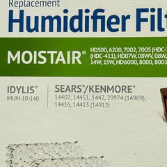 Best Air E2R Floor Humidifier Wick Filter BestAir 078757006200 New