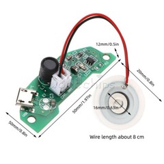 Ultrasonic Atomizer Humidifier Module Micro USB Fog Mist Generator Circuit Board