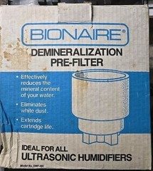 New Bionaire Demineralizing prefilter good for ultrasonic humidifier #DMF301 NOS