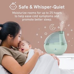 1.5L PureBaby Humidifier & Soft Night Light – 25-Hour Runtime for Child Comfort