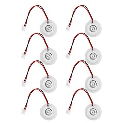 8Pcs White Ceramic Fogger Discs Reusable Ultrasonic Humidifier Atomizing Parts