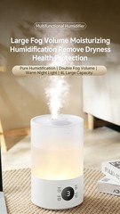 4L Large Capacity Air Humidifier with Remote Control Timer Plant Mist Aroma Diff