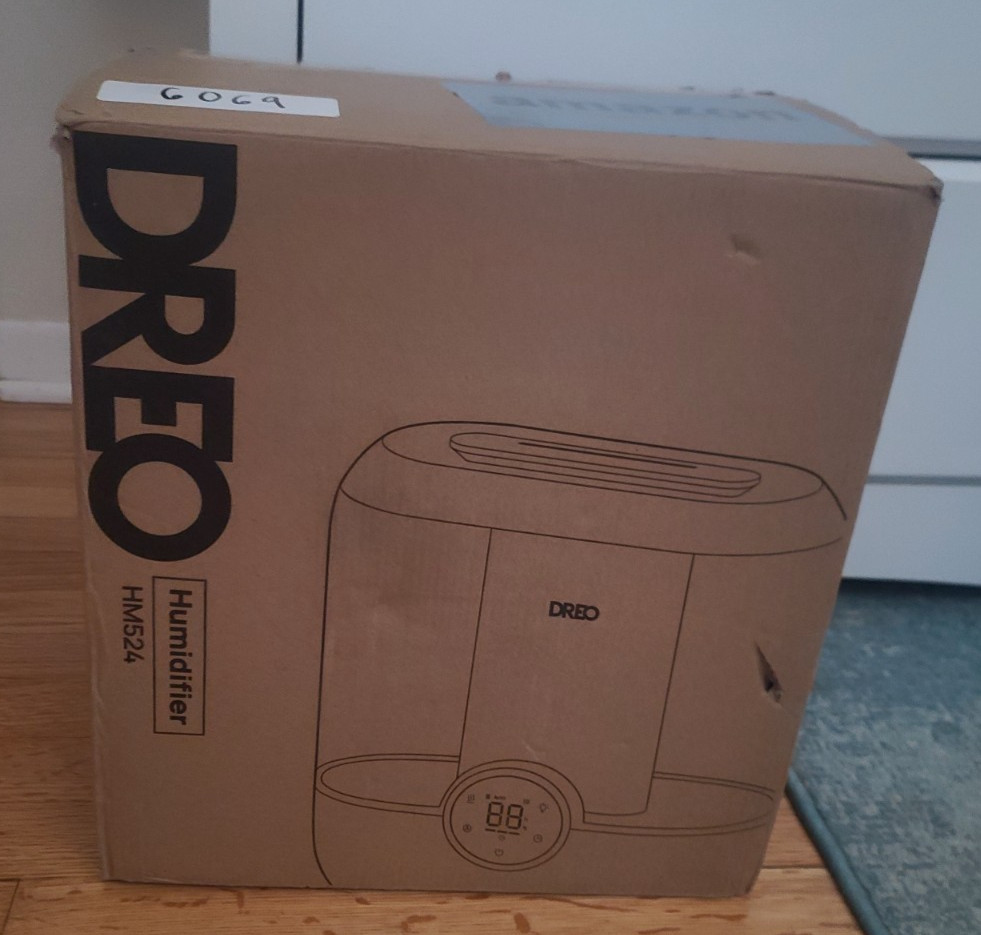 PARTS ONLY. ATOMIZER IS CRACKED. Dreo HM524 Humidifier. Black