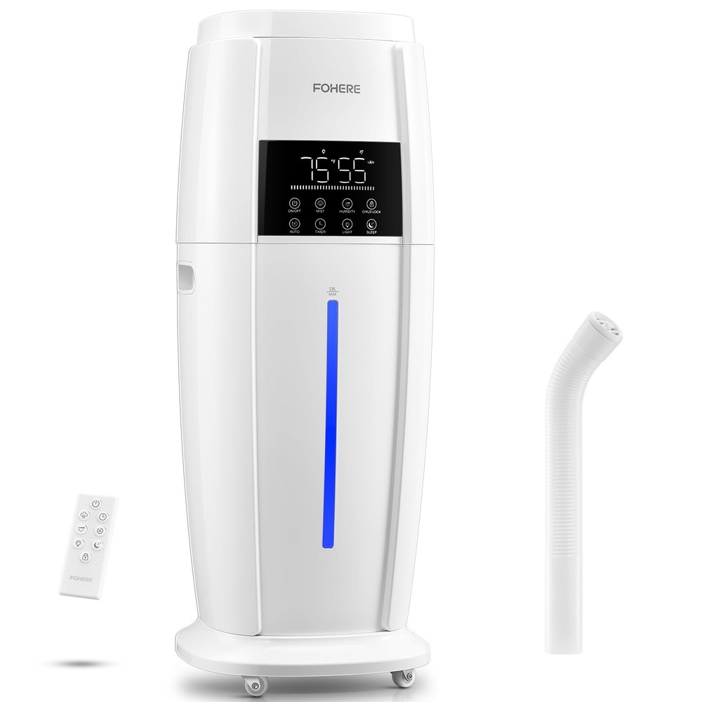 Humidifier Large Room 4.8Gal/18L, Quiet Whole House Humidifier for Home Plant…