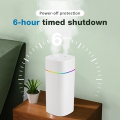 600ml USB Air Humidifier Aroma Diffuser Cool Mist Sprayer with LED Night Light P