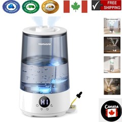 Quiet Top-Fill Cool Mist Humidifier for Large Rooms – Ideal for Babies & Plants