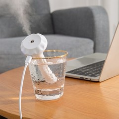 Personal Desk Humidifier with Container Diversity Adjustable Length Quiet for Ho