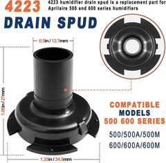 Durable 4223 Drain Spud for Optimal Humidity – Fits Aprilaire 500/600 Models