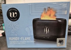 NEW Humidy Flame Aromatherapy Humidifier and Diffuser with Flame Light Effect