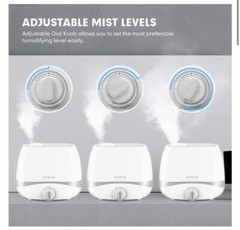 AZEUS 5L (1.32Gal) Ultrasonic Cool & Mist Humidifier BPA Free NEW