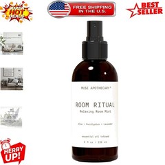 8oz Room Mist – Aloe + Eucalyptus + Lavender Essential Oil Relaxation Spray