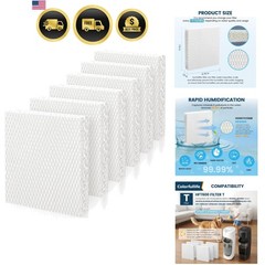 6 Pack Humidifier Wicking Filter T for Honeywell Humidifier Series, for Honey…