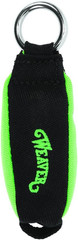 Bullet Throw Weight by Weaver Leather, Black/Neon Green, 12 OZ, Model: 08-98324-