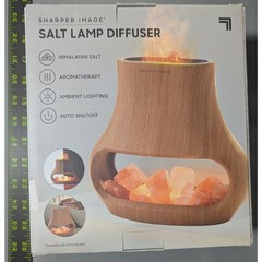 NEW – Sharper Image Himalayan Salt Lamp Diffuser Aromatherapy LED Humidifier