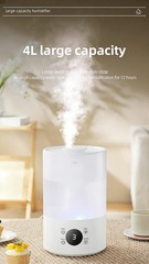 4L Large Capacity Air Humidifier with Remote Control Timer Plant Mist Aroma Diff