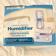 Walgreens Compact Personal Ultrasonic Humidifier UltraSonic Tech Whisper Quiet