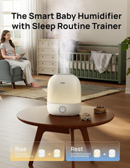 Humidifiers for Bedroom – 30H Max Runtime & RGB Night Light & Sleep Trainer, Ult