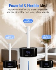 Cool and Warm Mist Humidifier Large Room, 4.76Gal/18L Humidifiers for Home 25…