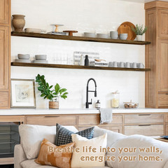 36 Inch Floating Shelves for Wall Long Set of 3, Large Deep Wall Shelves for Bed