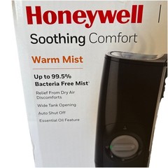 Honeywell Soothing Comfort Warm Mist Humidifier 1 Gallon No Filter HWM845B New