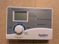 Aprilaire 62 Automatic Digital Humidistat Controller – White