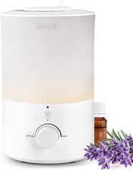 BPA-Free Humidifier & Cool Mist Diffuser with Night Light – 30 Hours Runtime