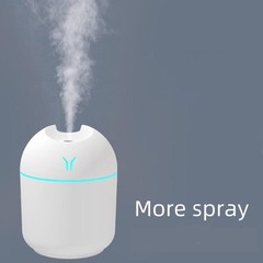 250ml Mini Air Humidifier Aroma Diffuser Ultrasonic Mist Maker USB Car Desk LED